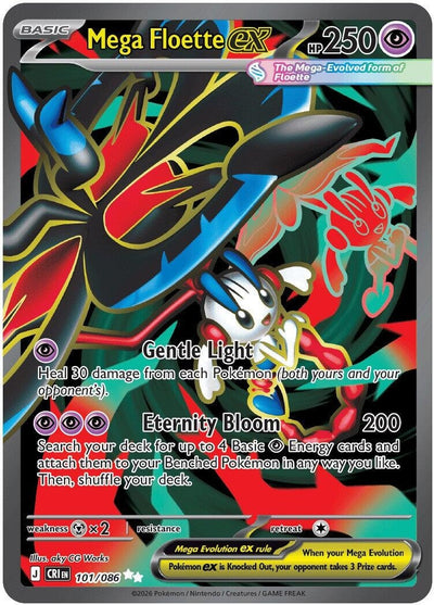 Mega Floette ex (101/086) [ME04: Chaos Rising]