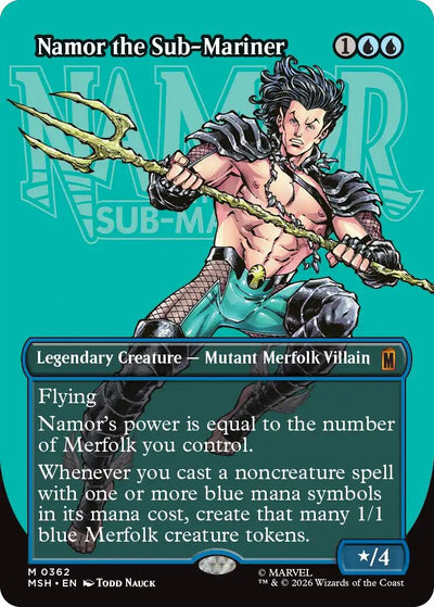 Namor the Sub-Mariner (Borderless) (0362) [MSH-362] - [Marvel Super Heroes] (English)