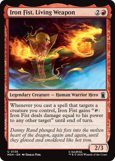 Iron Fist, Living Weapon [MSH-138] - [Marvel Super Heroes] (English)