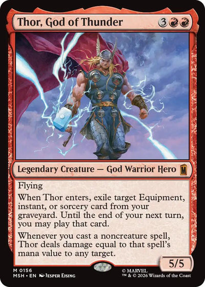Thor, God of Thunder [MSH-156] - [Marvel Super Heroes] (English)