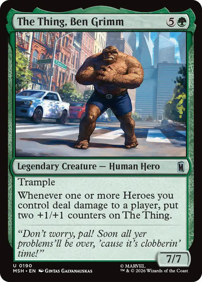 The Thing, Ben Grimm [MSH-190] - [Marvel Super Heroes] (English)
