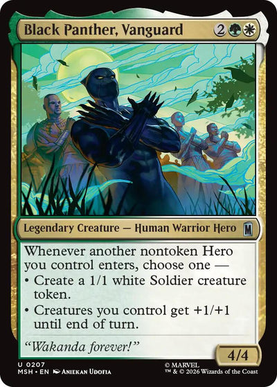 Black Panther, Vanguard [MSH-207] - [Marvel Super Heroes] (English)