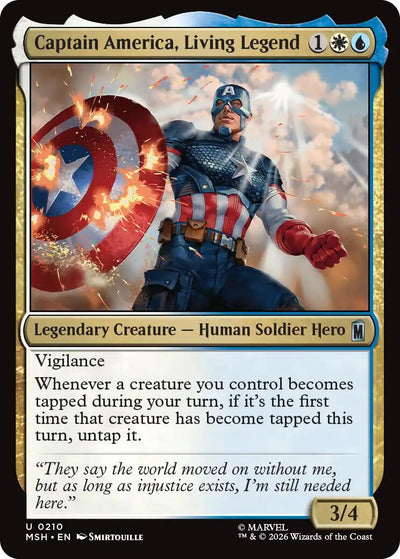 Captain America, Living Legend [MSH-210] - [Marvel Super Heroes] (English)