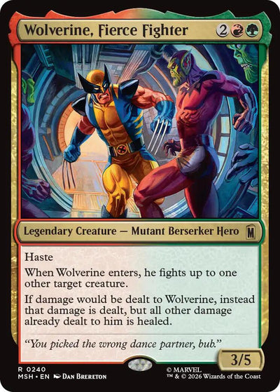 Wolverine, Fierce Fighter [MSH-240] - [Marvel Super Heroes] (English)