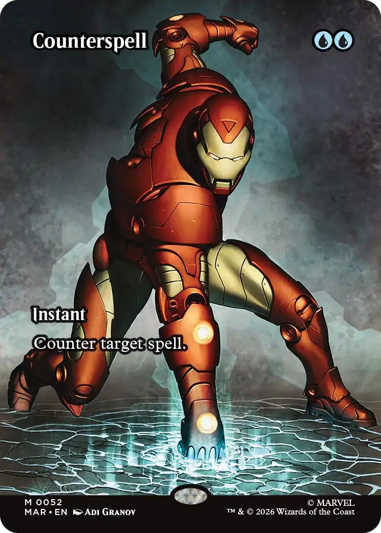 Counterspell (Borderless) (0052) (52) [Marvel Universe Eternal-Legal]
