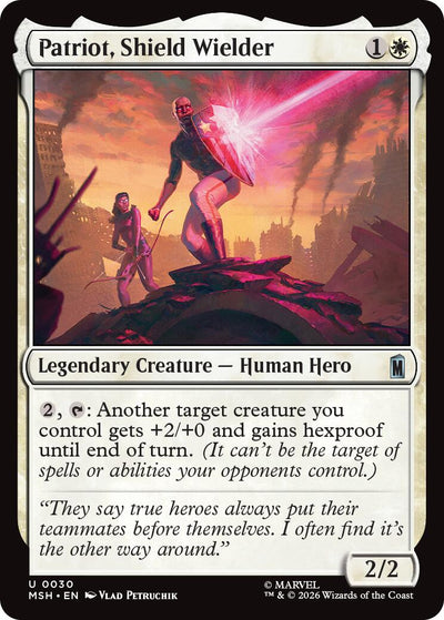 Patriot, Shield Wielder [MSH-30] - [Marvel Super Heroes] (English)