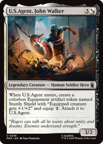 U.S.Agent, John Walker [MSH-236] - [Marvel Super Heroes] (English)