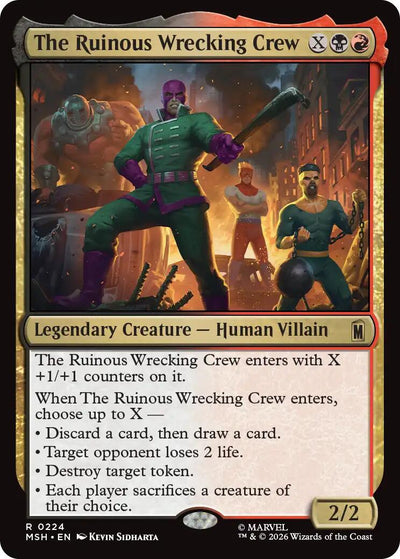 The Ruinous Wrecking Crew [MSH-224] - [Marvel Super Heroes] (English)