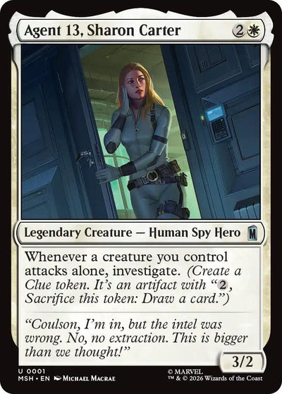 Agent 13, Sharon Carter [MSH-1] - [Marvel Super Heroes] (English)