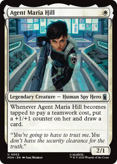 Agent Maria Hill [MSH-2] - [Marvel Super Heroes] (English)