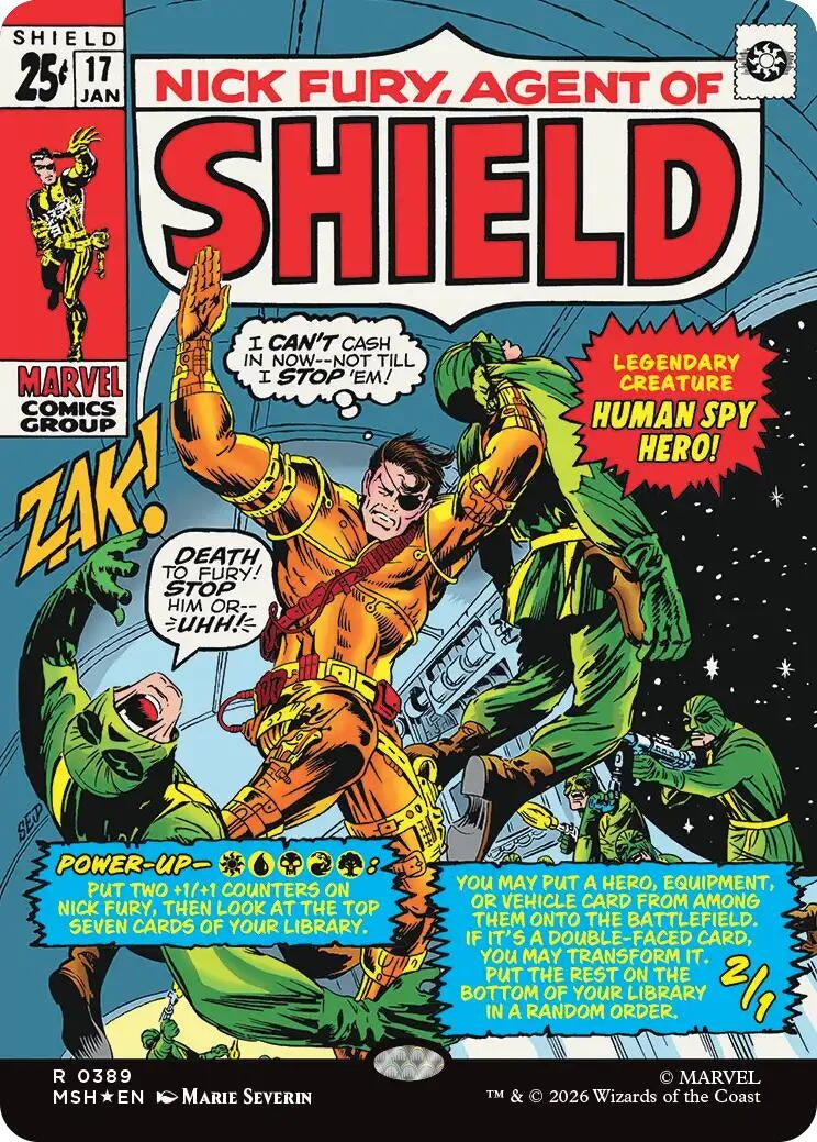 Nick Fury, Agent of S.H.I.E.L.D. (Borderless) (0389) (389) [Marvel Super Heroes]