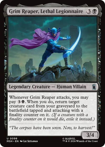 Grim Reaper, Lethal Legionnaire [MSH-98] - [Marvel Super Heroes] (English)