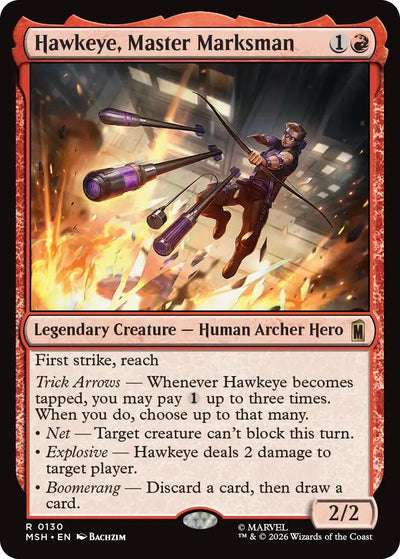 Hawkeye, Master Marksman [MSH-130] - [Marvel Super Heroes] (English)