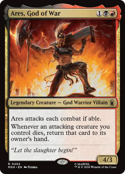 Ares, God of War [MSH-202] - [Marvel Super Heroes] (English)