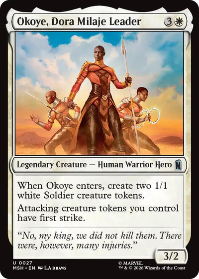 Okoye, Dora Milaje Leader [MSH-27] - [Marvel Super Heroes] (English)