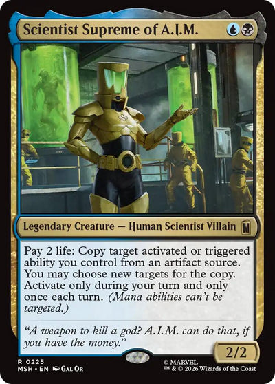 Scientist Supreme of A.I.M. [MSH-225] - [Marvel Super Heroes] (English)