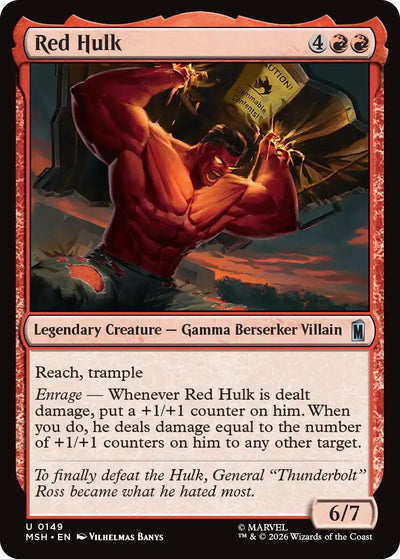 Red Hulk [MSH-149] - [Marvel Super Heroes] (English)