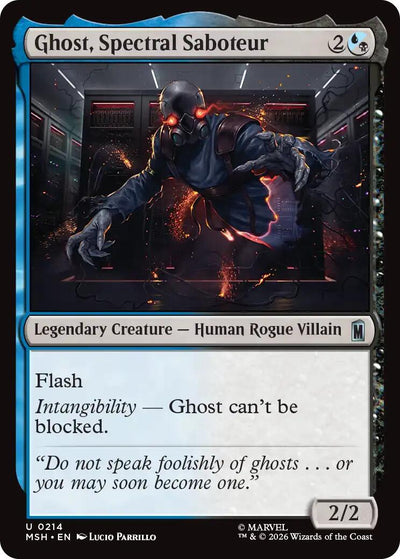 Ghost, Spectral Saboteur [MSH-214] - [Marvel Super Heroes] (English)