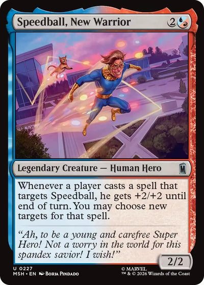 Speedball, New Warrior [MSH-227] - [Marvel Super Heroes] (English)