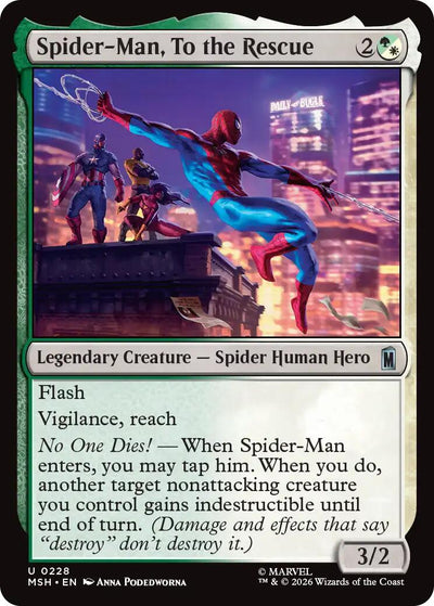 Spider-Man, To the Rescue [MSH-228] - [Marvel Super Heroes] (English)