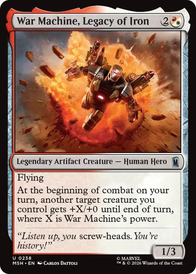War Machine, Legacy of Iron [MSH-238] - [Marvel Super Heroes] (English)