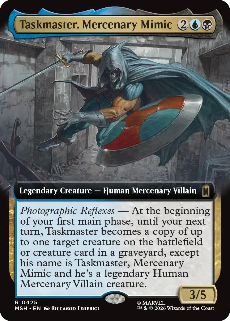 Taskmaster, Mercenary Mimic (Extended Art) (425) [Marvel Super Heroes]