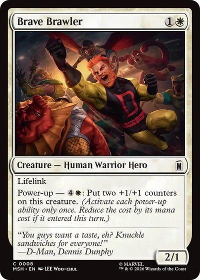 Brave Brawler [MSH-8] - [Marvel Super Heroes] (English)