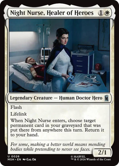 Night Nurse, Healer of Heroes [MSH-26] - [Marvel Super Heroes] (English)