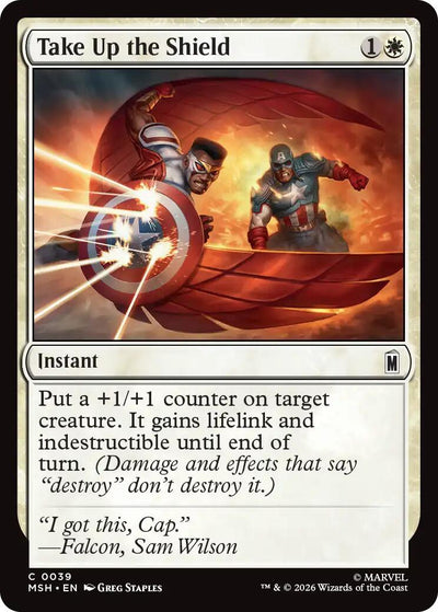 Take Up the Shield [MSH-39] - [Marvel Super Heroes] (English)