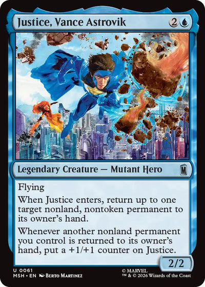 Justice, Vance Astrovik [MSH-61] - [Marvel Super Heroes] (English)