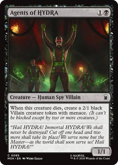 Agents of HYDRA [MSH-85] - [Marvel Super Heroes] (English)