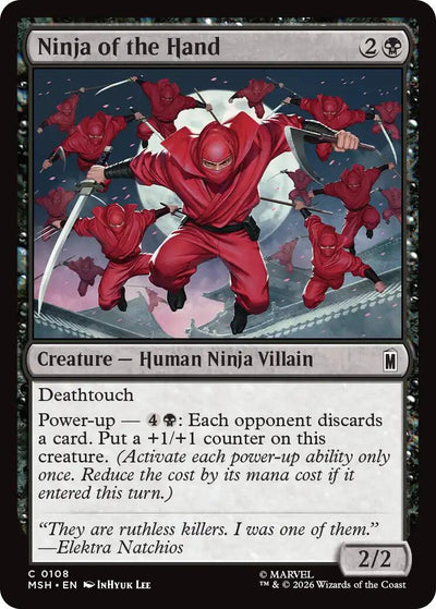 Ninja of the Hand [MSH-108] - [Marvel Super Heroes] (English)