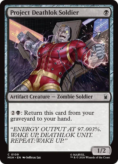 Project Deathlok Soldier [MSH-109] - [Marvel Super Heroes] (English)