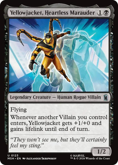 Yellowjacket, Heartless Marauder [MSH-123] - [Marvel Super Heroes] (English)
