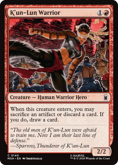 K'un-Lun Warrior [MSH-140] - [Marvel Super Heroes] (English)