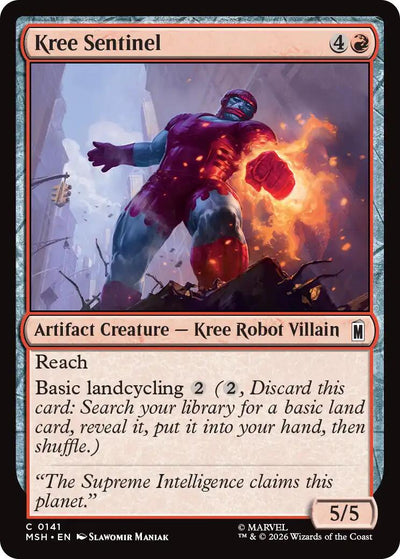 Kree Sentinel [MSH-141] - [Marvel Super Heroes] (English)