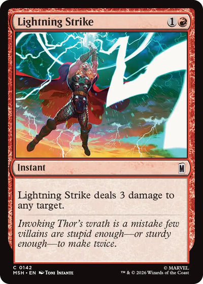 Lightning Strike [MSH-142] - [Marvel Super Heroes] (English)