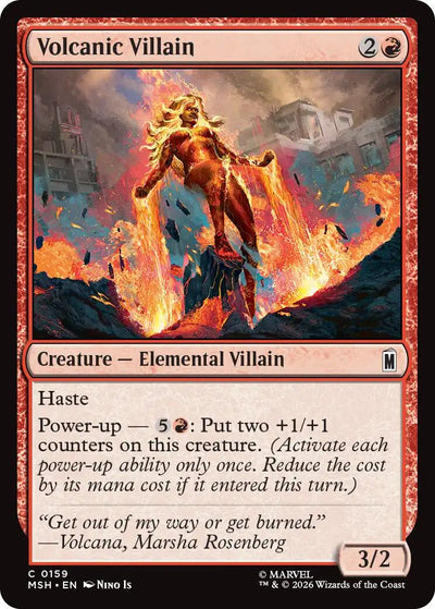 Volcanic Villain [MSH-159] - [Marvel Super Heroes] (English)