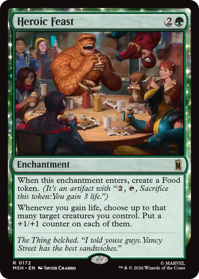 Heroic Feast [MSH-172] - [Marvel Super Heroes] (English)