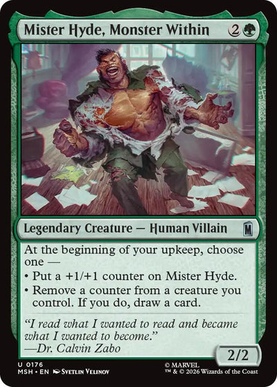 Mister Hyde, Monster Within [MSH-176] - [Marvel Super Heroes] (English)