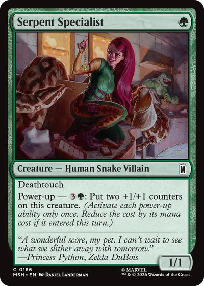 Serpent Specialist [MSH-186] - [Marvel Super Heroes] (English)