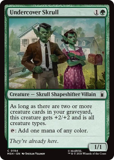 Undercover Skrull [MSH-194] - [Marvel Super Heroes] (English)