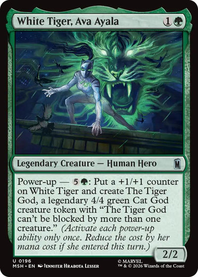 White Tiger, Ava Ayala [MSH-196] - [Marvel Super Heroes] (English)