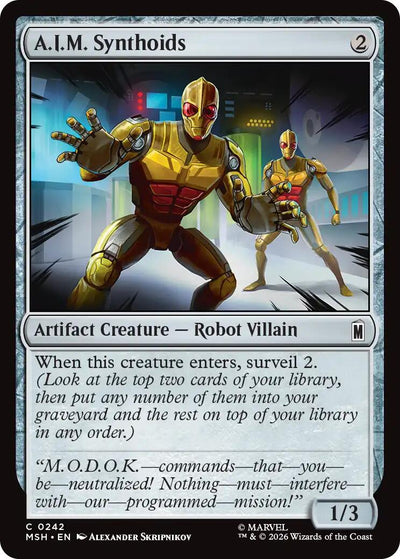 A.I.M. Synthoids [MSH-242] - [Marvel Super Heroes] (English)