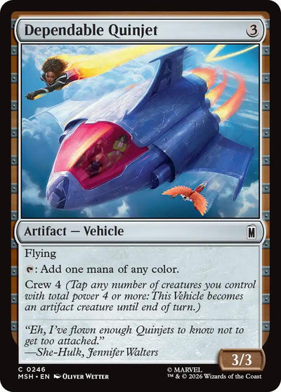 Dependable Quinjet [MSH-246] - [Marvel Super Heroes] (English)