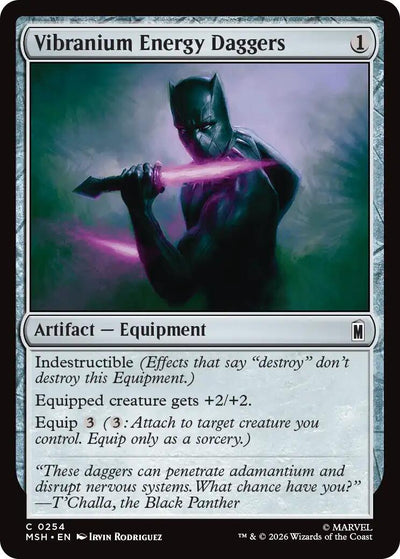 Vibranium Energy Daggers [MSH-254] - [Marvel Super Heroes] (English)