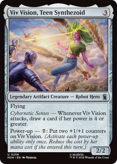 Viv Vision, Teen Synthezoid [MSH-256] - [Marvel Super Heroes] (English)