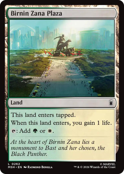 Birnin Zana Plaza [MSH-262] - [Marvel Super Heroes] (English)