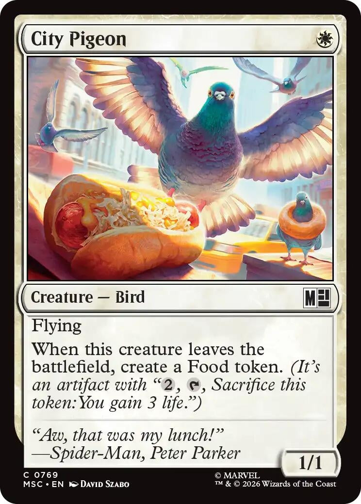 City Pigeon (769) [Marvel Super Heroes]