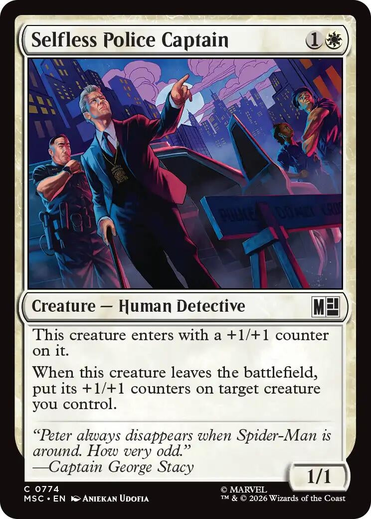 Selfless Police Captain (774) [Marvel Super Heroes]